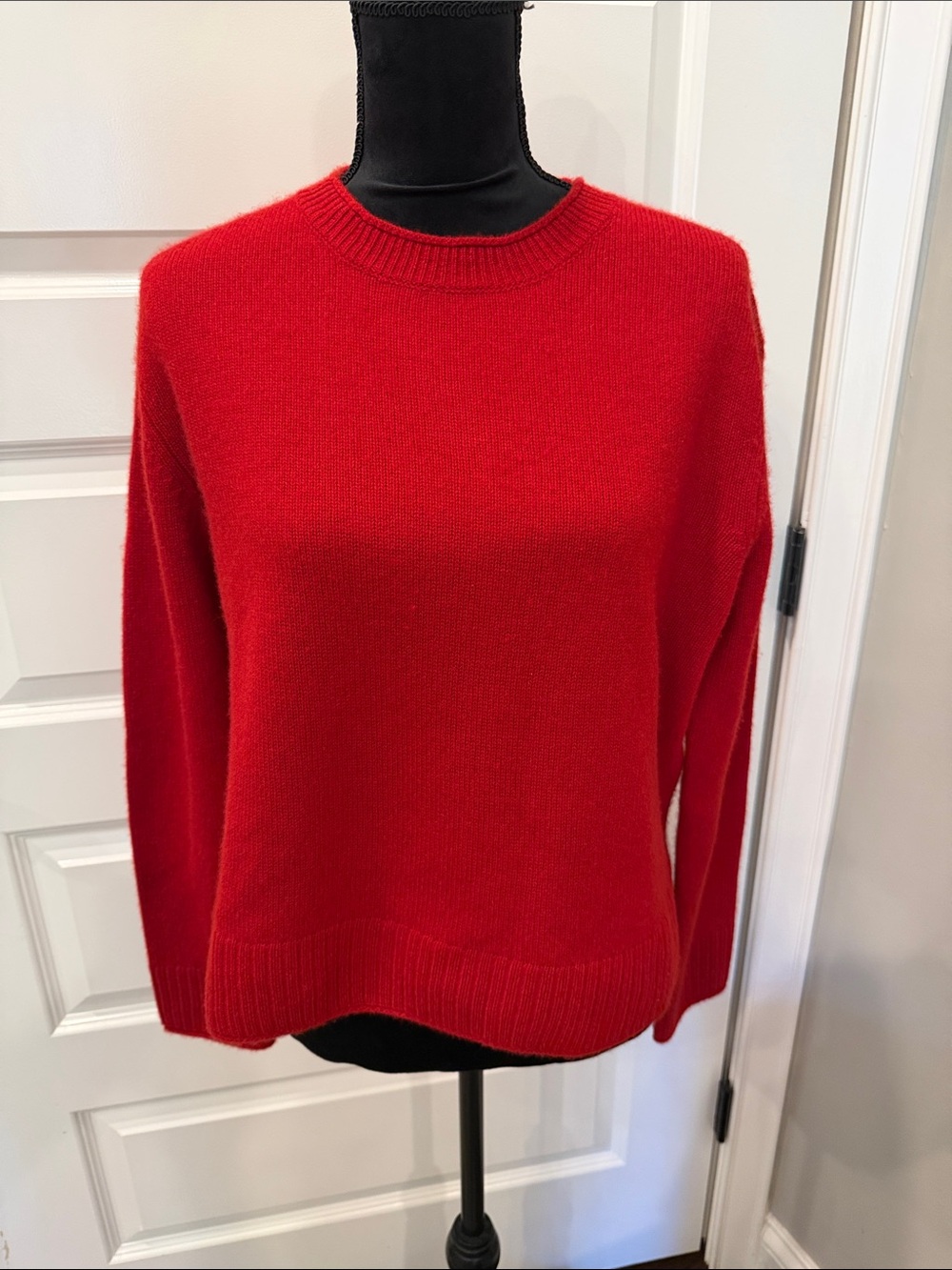 Quince Red Crewneck Sweater